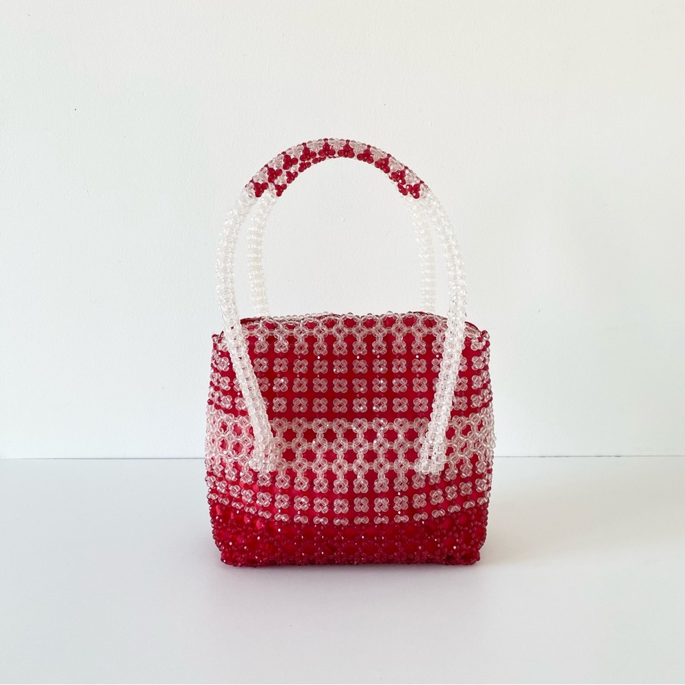 Vintage Handmade Beaded Handbag - Picture 2 of 11